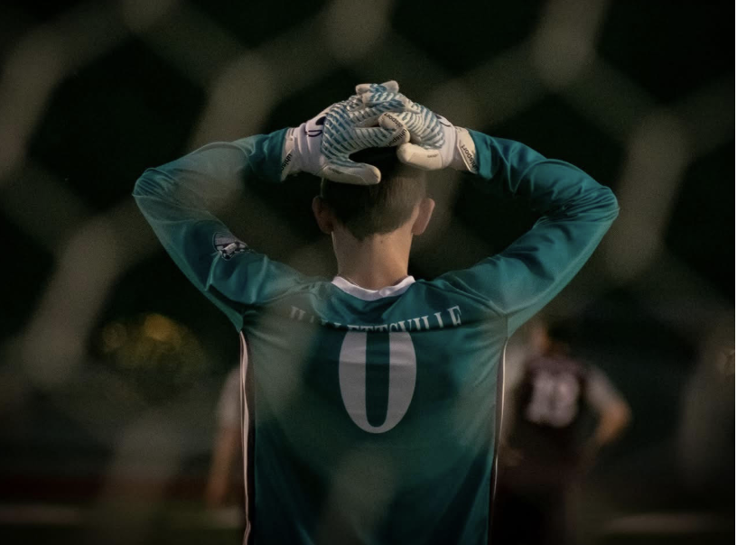 Luke Freytag standing in the goal