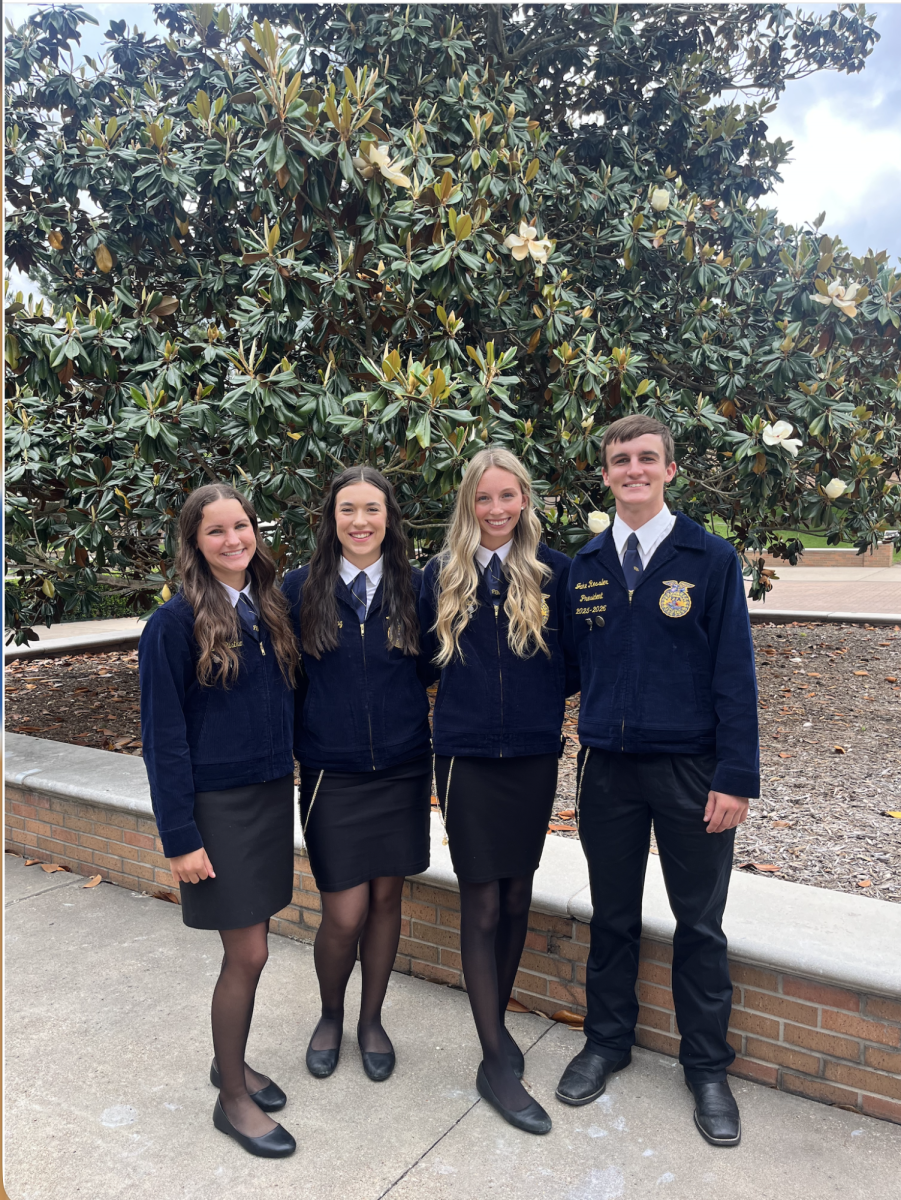 The farm business team after there state competition