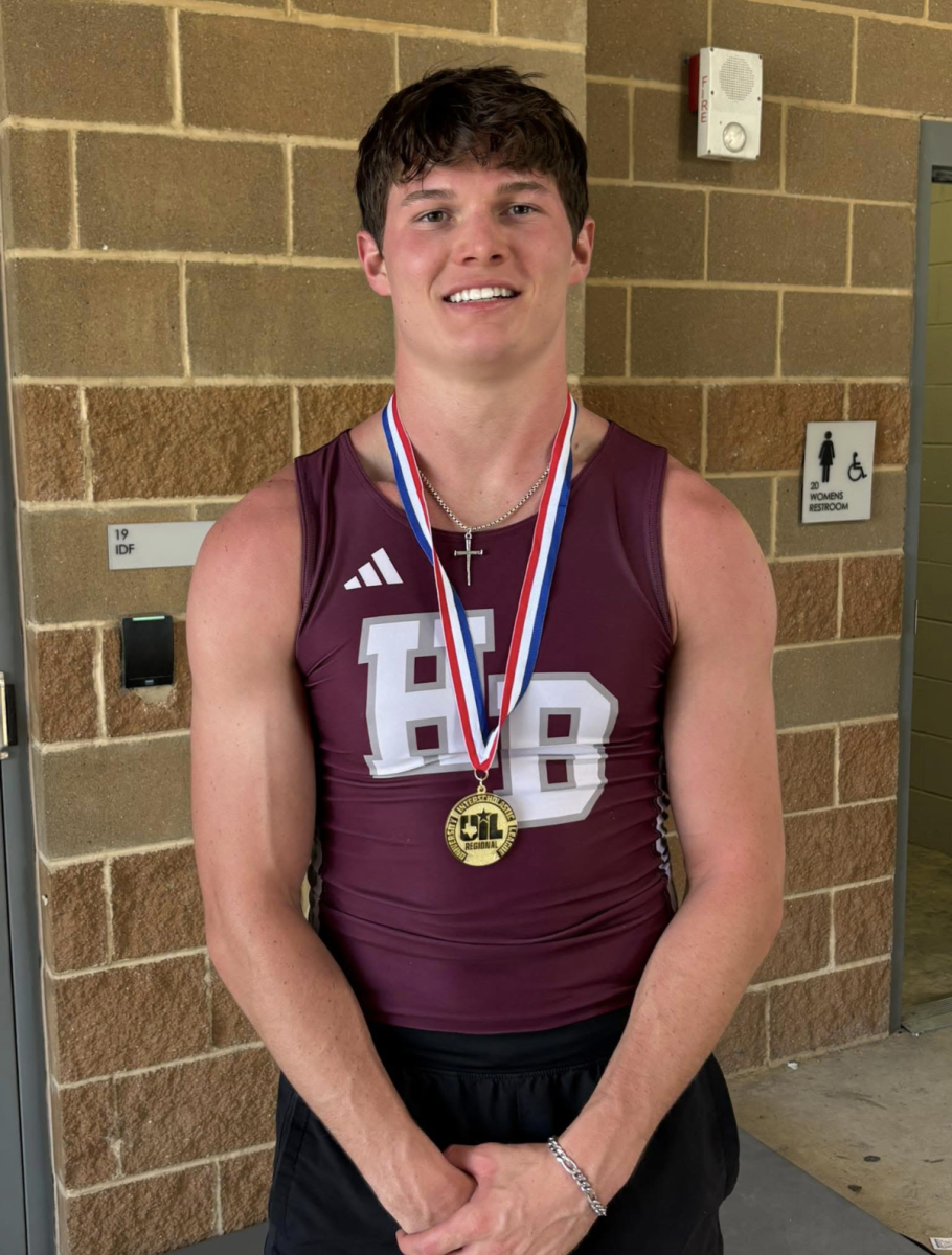 Colt took first place in the 200 meter dash at the regional track meet.
